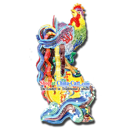 Chinese Cochin Ceramics-Stunning Chicken King