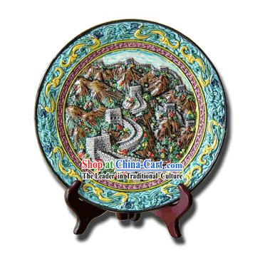 Chinese Cochin Ceramics-Great Wall Plate
