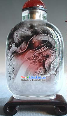 Snuff Bottles With Inside Painting Chinese Zodiac Series-Dragon