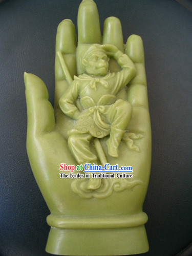 Chinese Classic Treasure-Monkey King in the Hand of Buddha