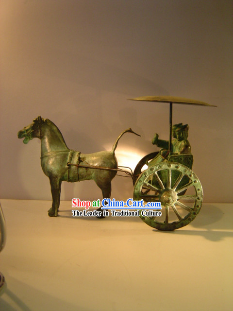 Chinese Classic Archaize Bronze Ware-War Horse