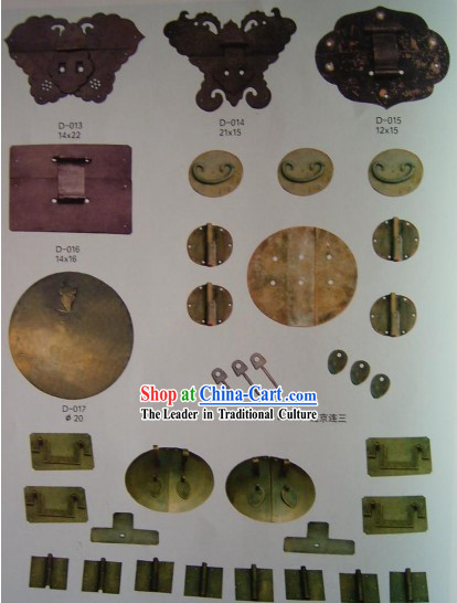 Chinese Archaize Copper Furniture Supplement Home Decoration 18