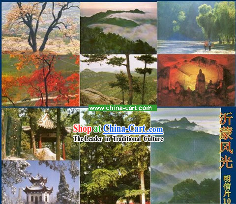 China Classic Yi Meng Scene Postcards Set _10 Pieces_
