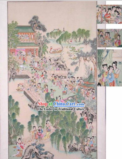 Traditional Chinese Painting-Hundreds of Beauties