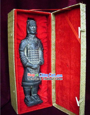 Chinese Terra Cotta Warrior Reproduction Standing Statue