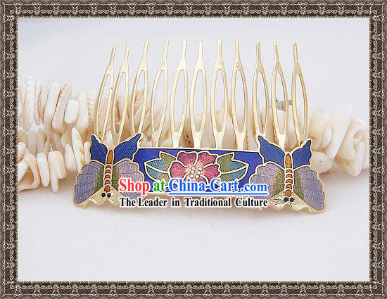 Chinese Cloisonne Brooch Classics Hairpin