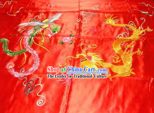 Chinese Hand Embroidery Bedcover