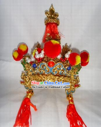 Chinese Ancient Puppet Hat for Performance