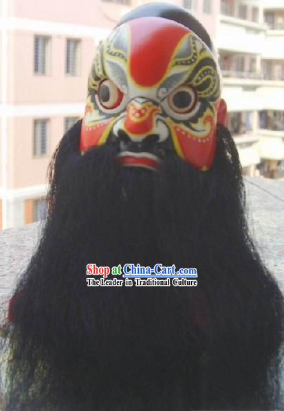 Chinese Classic Original Hand Puppet Head - Red Da Hua