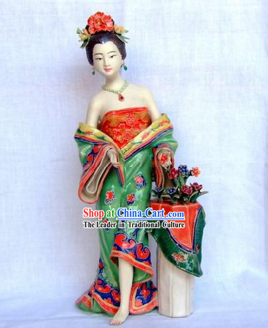 Chinese Classical Shiwan Statue - Lady of Tang Dynasty