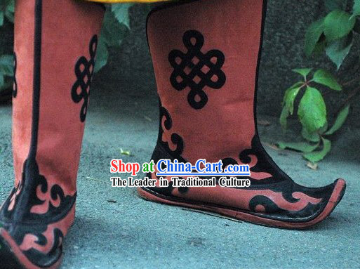 Handmade Classic Mongolian Shoes _ Boots