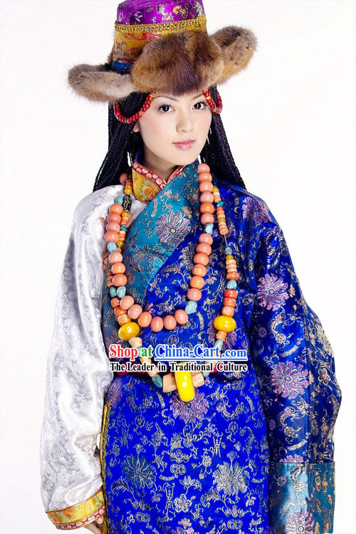 Chinese Tibet Classic Princess Dance Costume for Women