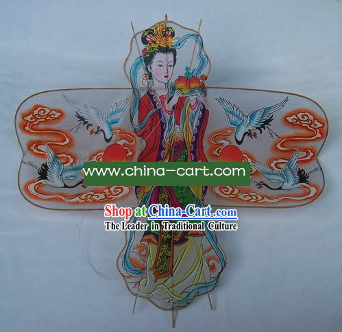Chinese Classical Hand Made Kite - Fairy and Cranes