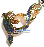Chinese Traditional Cloisonne Silver Handicraft- Changable Goldfish