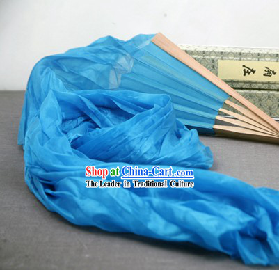 59 Inch Long Silk Dance Ribbon Fan