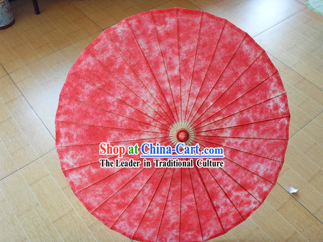 Chinese Hand Made Red Cloud Umbrella