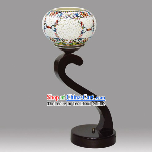 Chinese Famous Jingde Town Mandarin Ceramic Lantern
