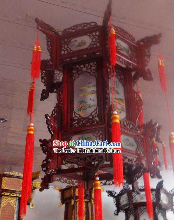 Chinese Three Layers Hexangular Palace Lantern