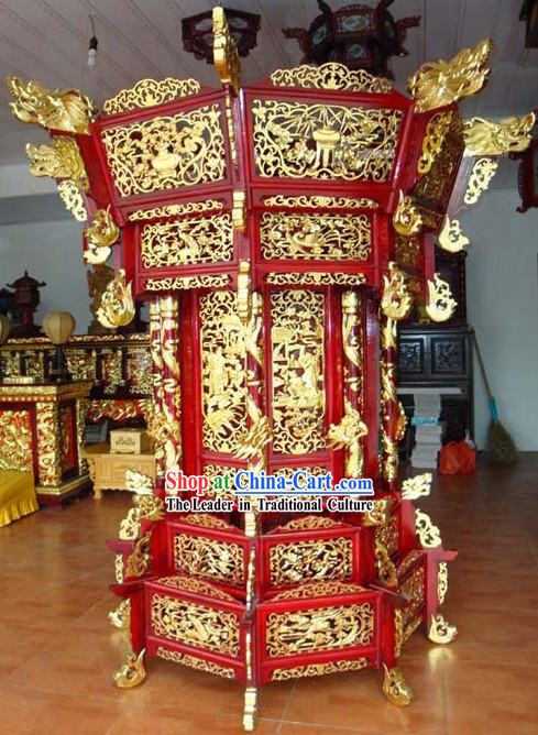 79 Inch Giant Glazed Five Layers of Palace Lantern