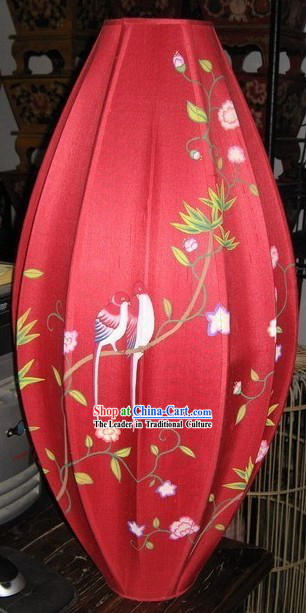 Hand Painted Chinese Silk Hanging Lantern