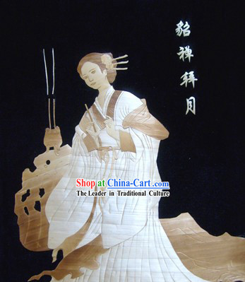 Traditional Chinese Wheat Painting - Diao Chan