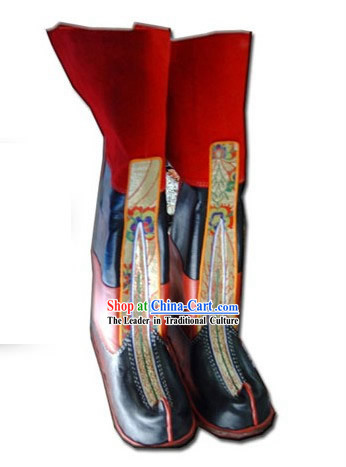Chinese Classical Tibetan Pulu Boots