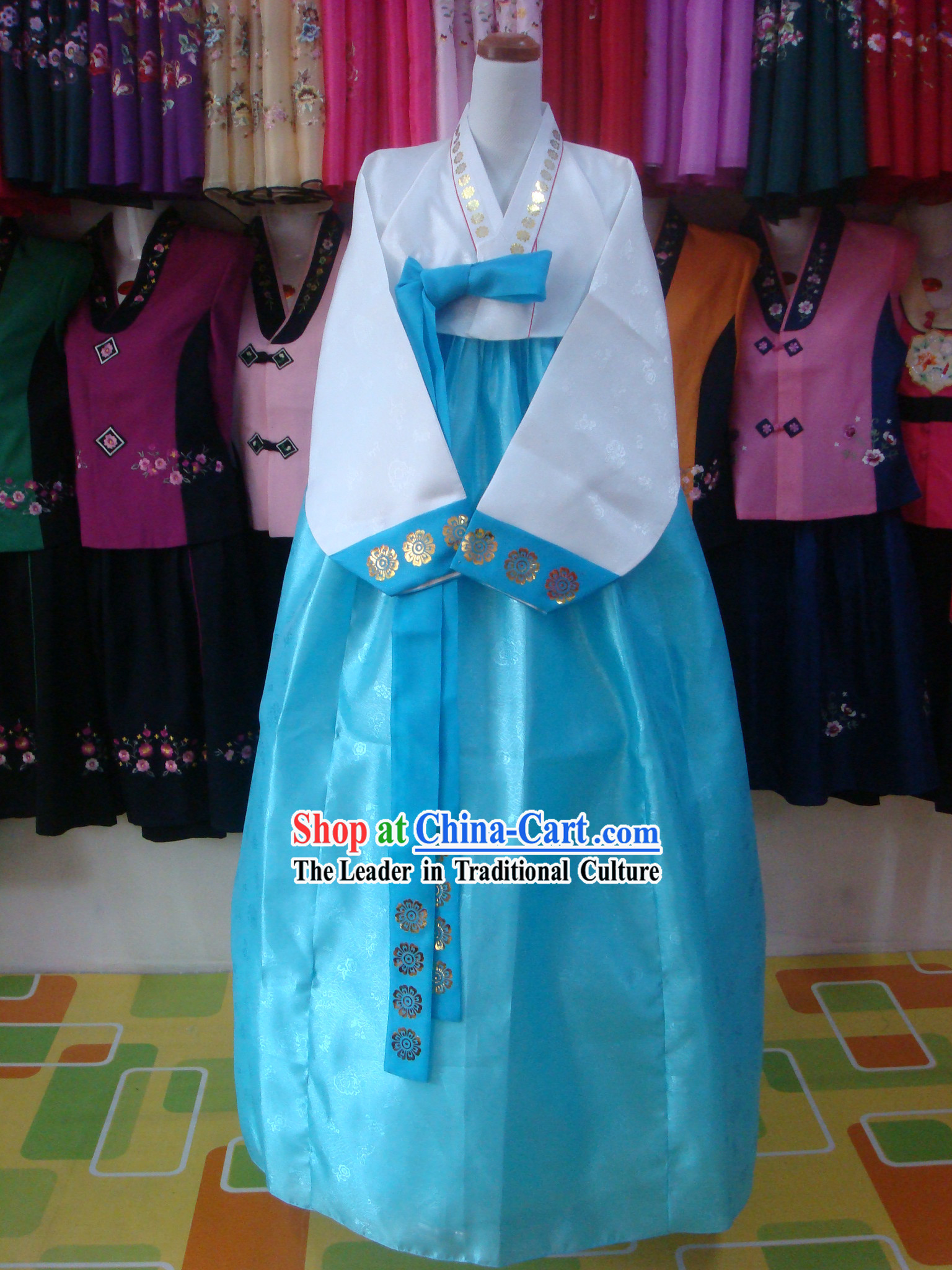 Traditional Korean Mother Hanbok Wedding Dress