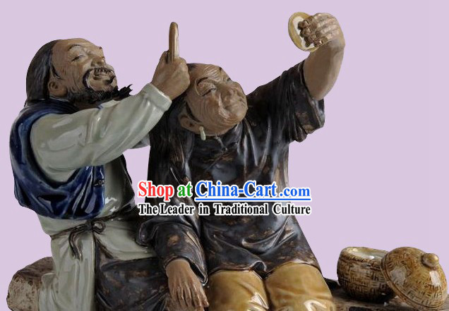 Chinese Classical Shiwan Collectible - Love