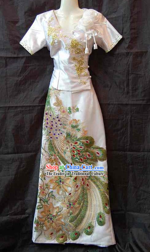Traditional Thail Wedding Dress for Bride