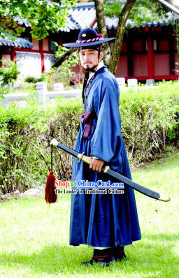 Ancient Korean Palace Official Costumes Set