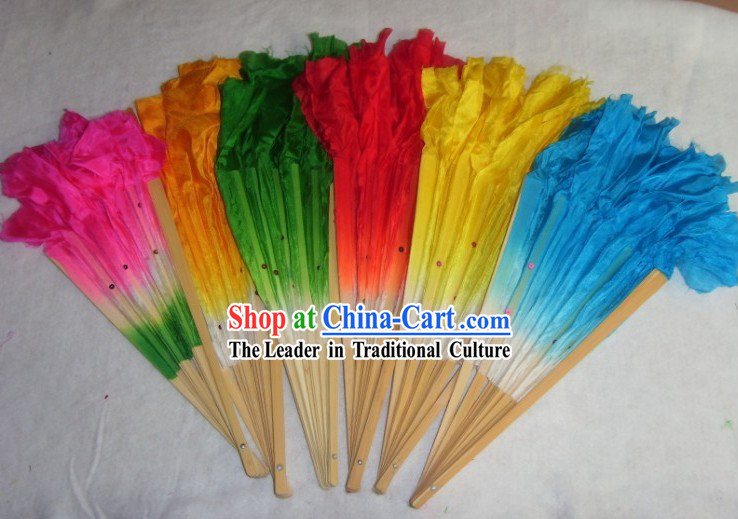 Chinese Traditional Colour Transition Dance Fan