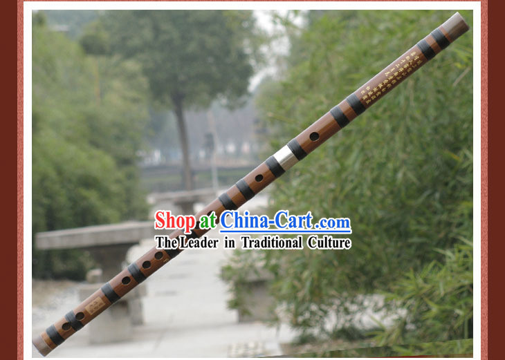 Chinese Brass Bamboo Flute