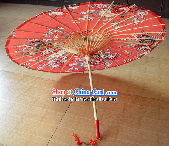 Traditional Chinese Red Wedding Umbrella