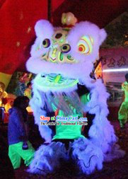 Professional Fluorescent Competition and Performance Luminous Lion Dance Costume Complete Set