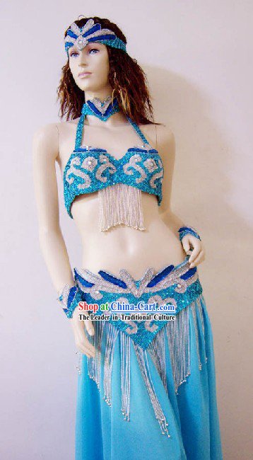Top Competition Belly Dance Costume Complete Set for Women