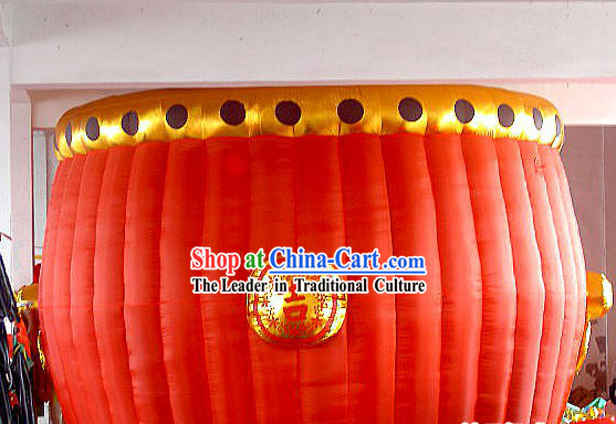 Large Chinese Inflatable Red Drum