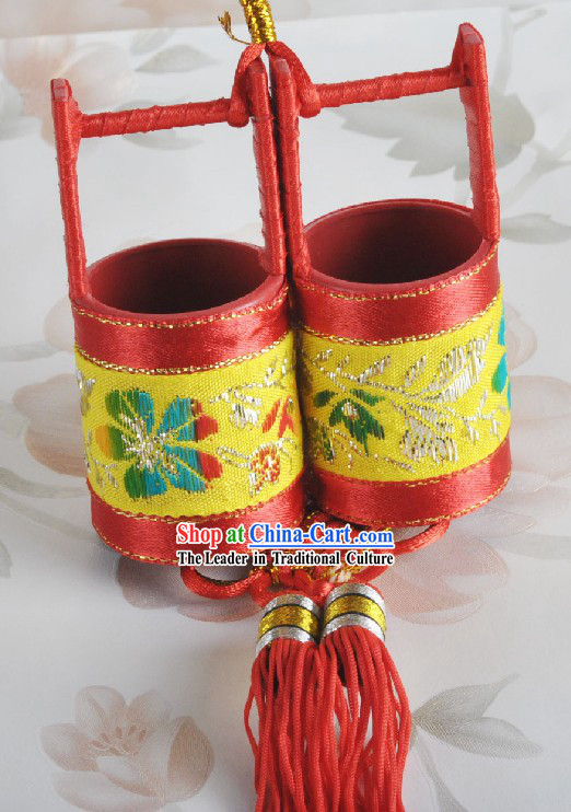 Traditional Chinese Wedding Sugar Bucket 100 Pieces Set