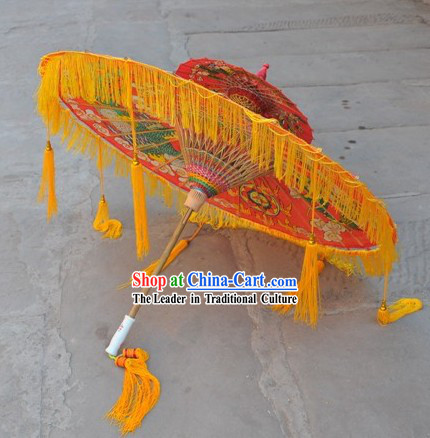 Two Layers Chinese Hand Made Dragon Umbrellas