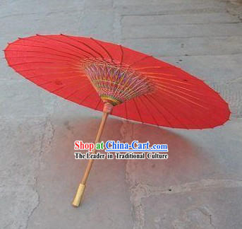 Chinese Hand Made Red Umbrella