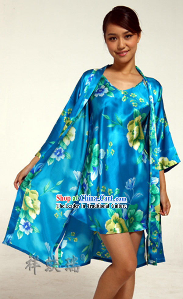 Chinese Rui Fu Xiang Silk Pajama for Women
