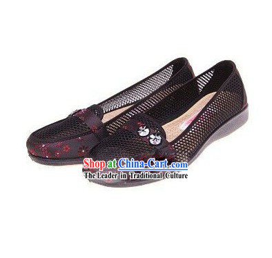 Traditional Chinese Beijing Bu Ying Zhai Sandals for Women