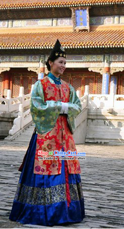 Chinese Ming Dynasty Princess Clothing Complete Set