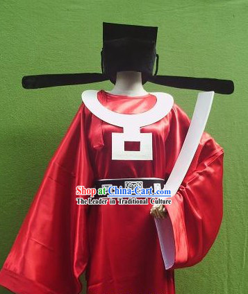 Song Dynasty Official Costumes and Hat Full Set