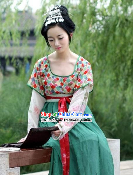 Chinese Tang Dynasty Imperial Costume Complete Set