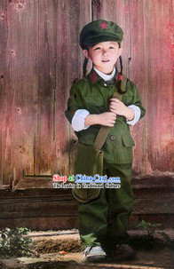 Red Army Uniform Costume Set for Children