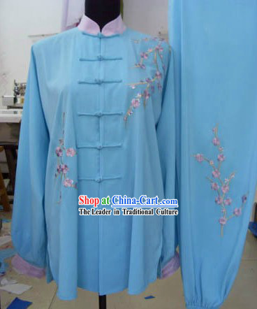Traditional Chinese Silk Embroidered Tai Chi Suit