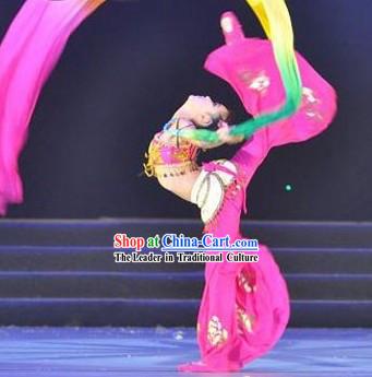 Chinese Classic Flying Angel Apsaras Dance Costumes for Kids
