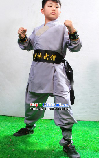 Traditional Chinese Shaolin Monk Suit for Kids