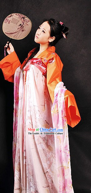 Ancient Chinese Tang Dynasty Housewife Costumes
