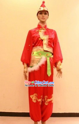 Traditional Chinese Chopsticks Dance Costumes for Women